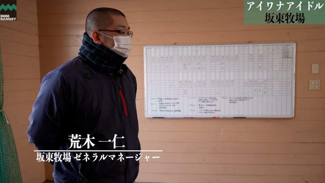 アイワナアイドル 2021/12/20撮影：坂東牧場現地視察