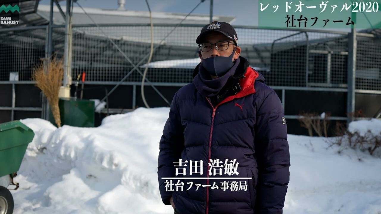オーヴァルブルーム 2022/1/18撮影：社台ファーム現地視察